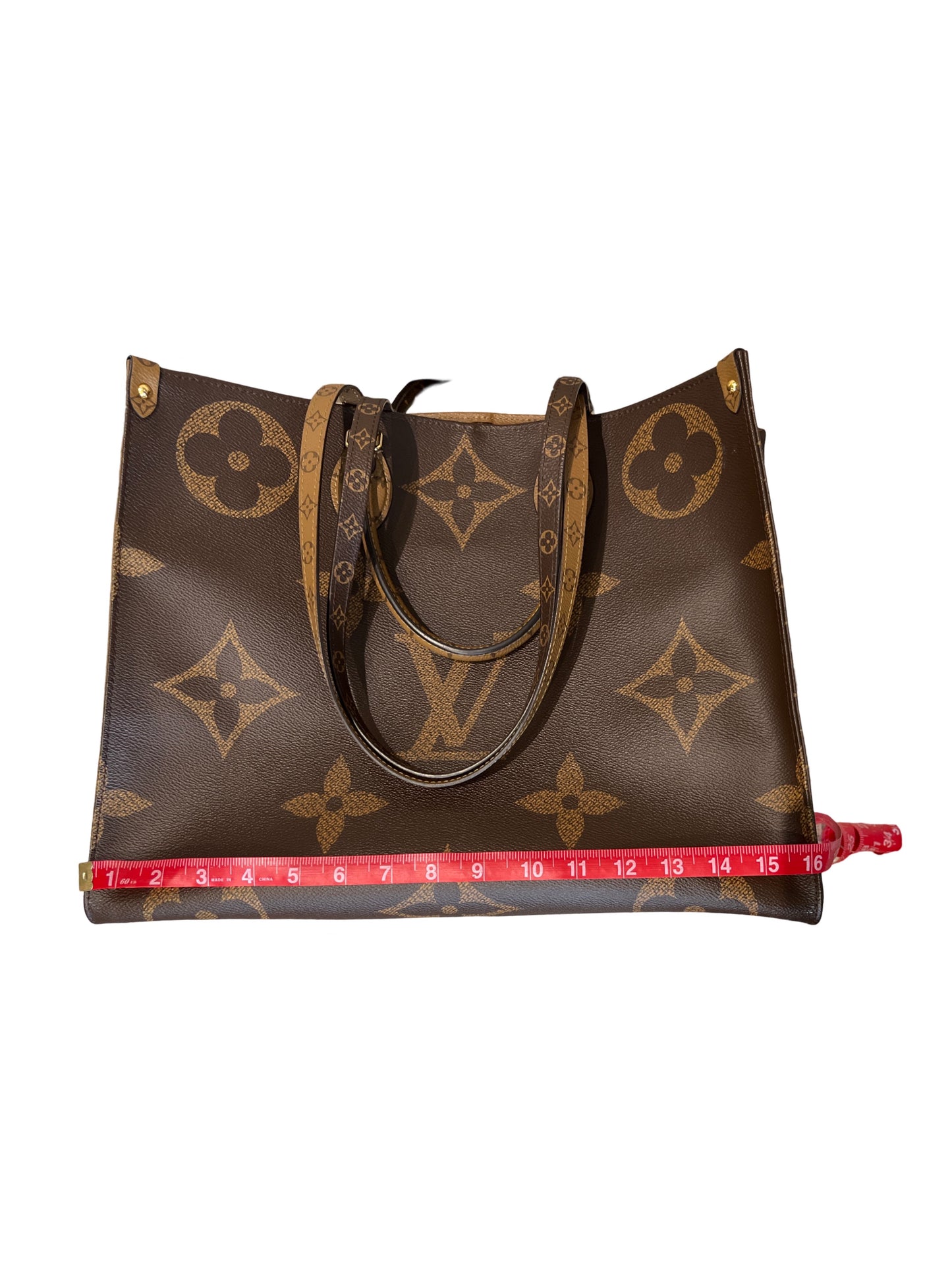 Louis Vuitton OnTheGo Voyage GM Reverse Monogram Leather Tote