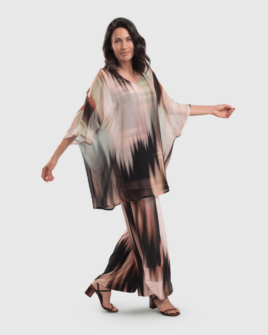 Alembika Cold Shoulder Tunic Plume 2 Piece
