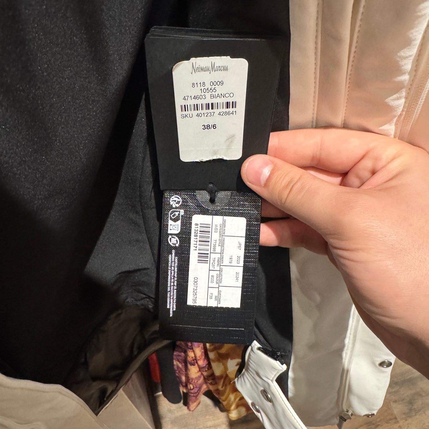 Balenciaga 3B Sports Icon Ski Hourglass Parka White Size 38