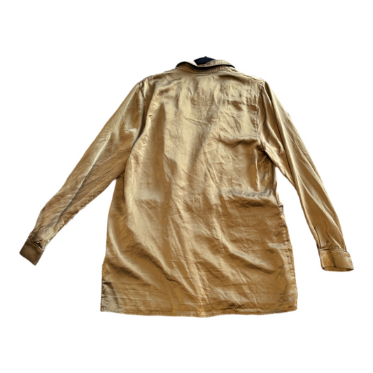 Silk Laundry Relaxed Blazer Van Dyke Brown