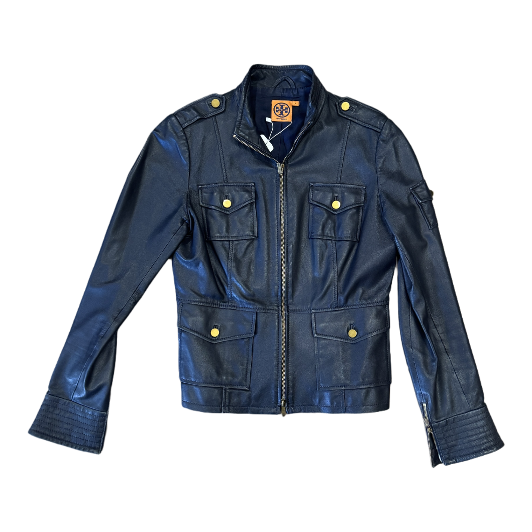 Tory Burch Sergeant Pepper Leather Jacket Size 6