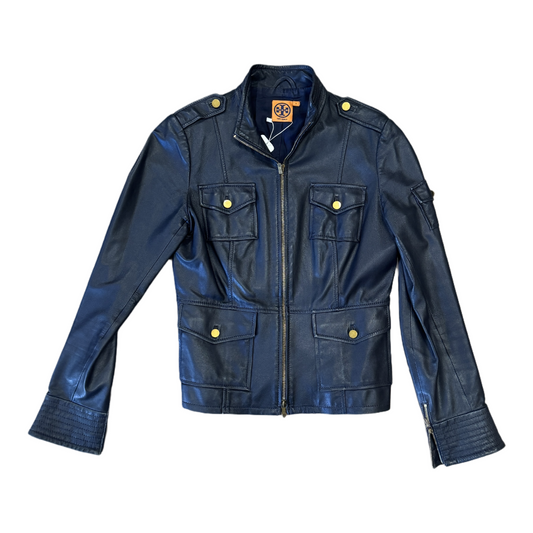 Tory Burch Sergeant Pepper Leather Jacket Size 6