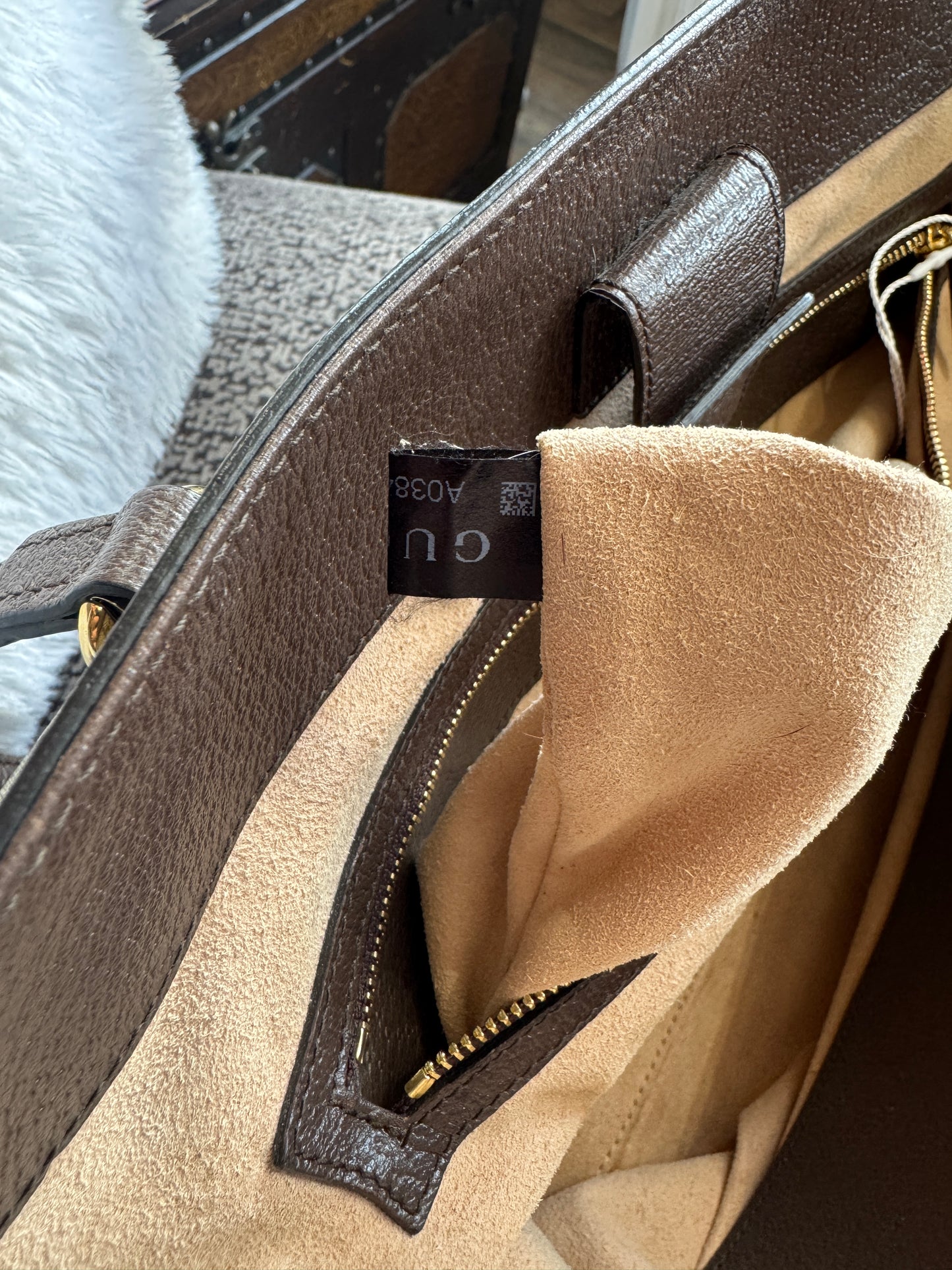 Gucci Ophidia Supreme GG Monogram Brown Tote