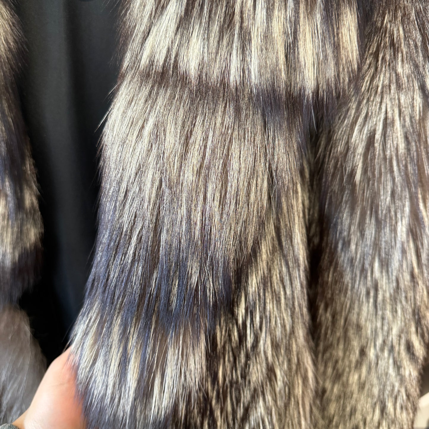 Full Length Fur Couture Somper Furs Beverly Hills Silver Fox Authentic Fur Long Coat