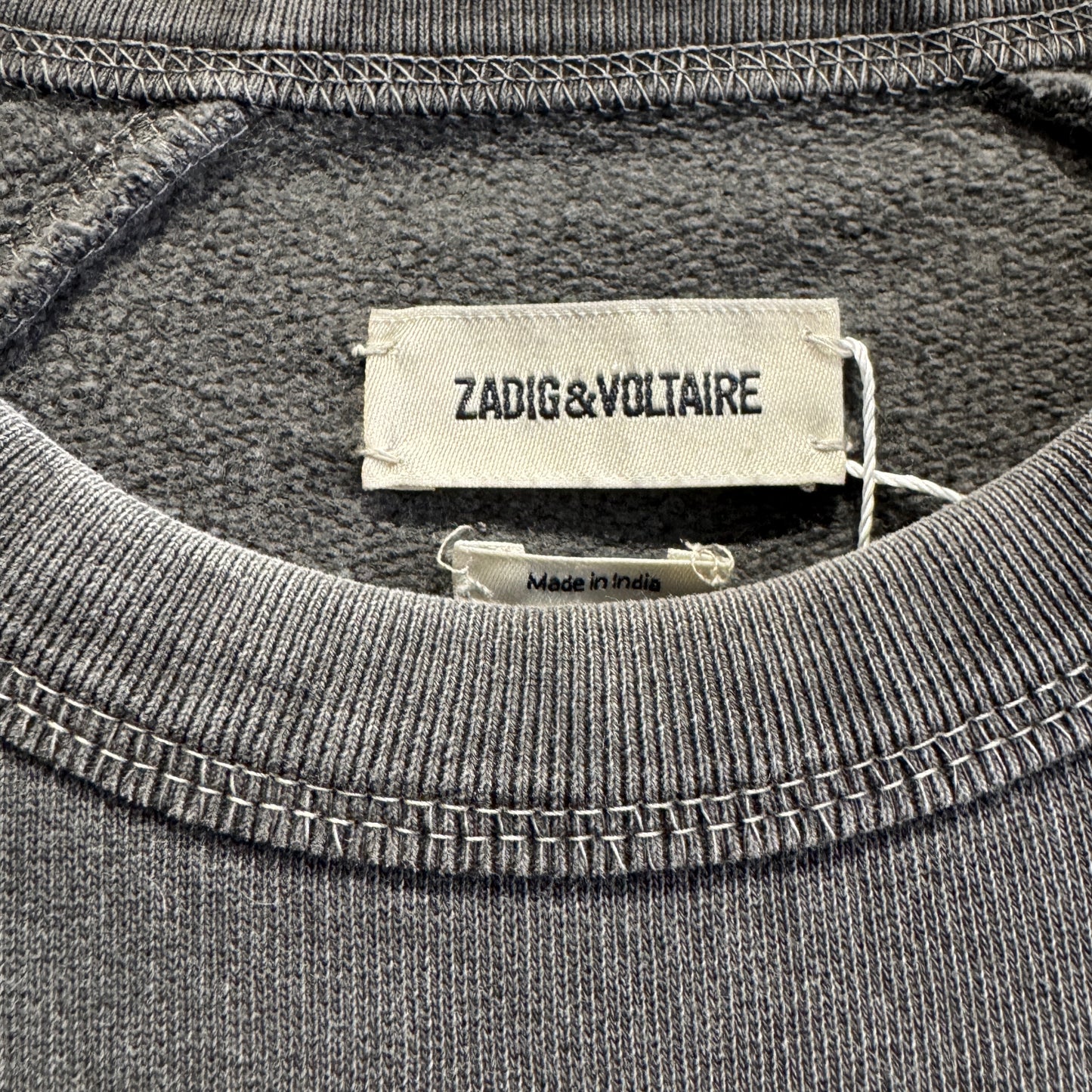 Zadig & Voltaire James Bis Grey Sweatshirt XS