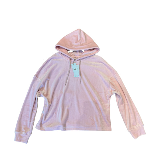 Ugg Baby Pink Belden Hooded Sweatshirt NWT XL