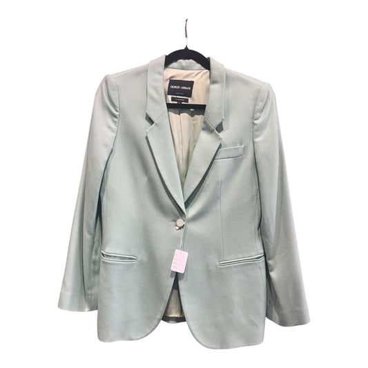 Giorgio Armani Teal One-Button Blazer 40 Women's