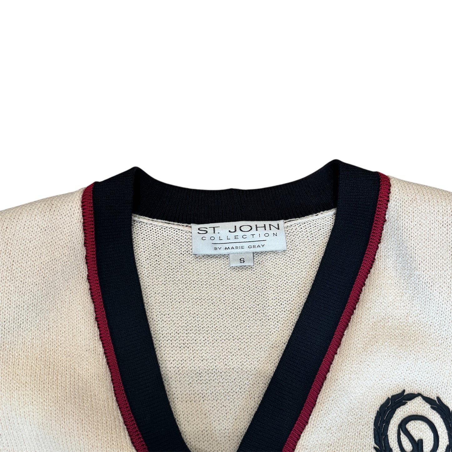St. John VTG 3 PC Set Neutrals knitwear Sizes S/S/10