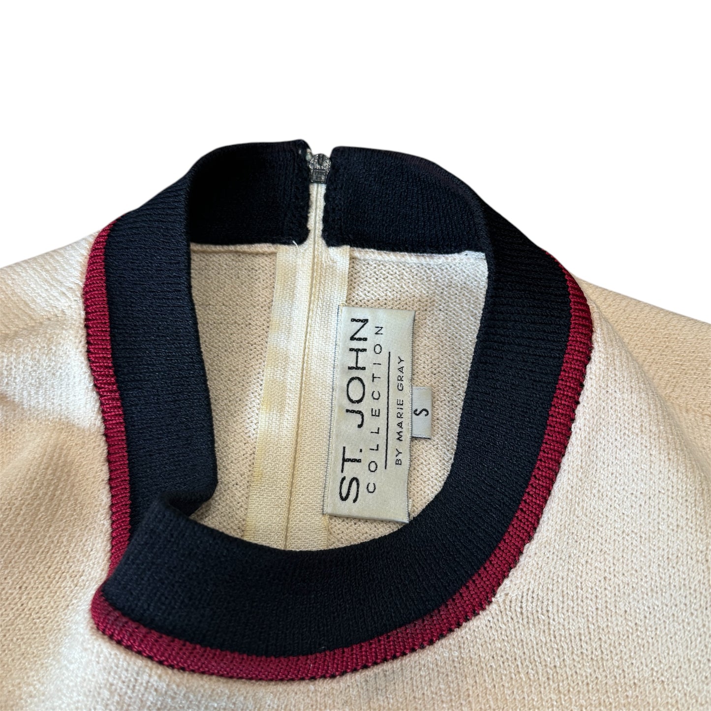 St. John VTG 3 PC Set Neutrals knitwear Sizes S/S/10