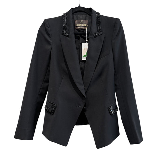 Roberto Cavalli Black Blazer Size 42