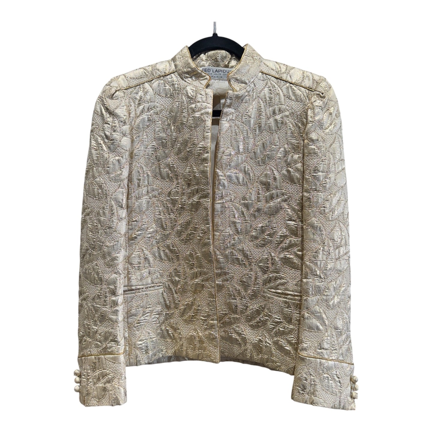 Ted Lapidus Gold Brocade Evening Jacket