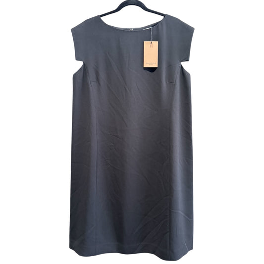 MM Lafleur Sarah Black Dress Boat Neckline Sleeveless