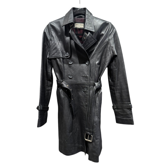 Otello Pelle Leather Jacket Black Vintage 38