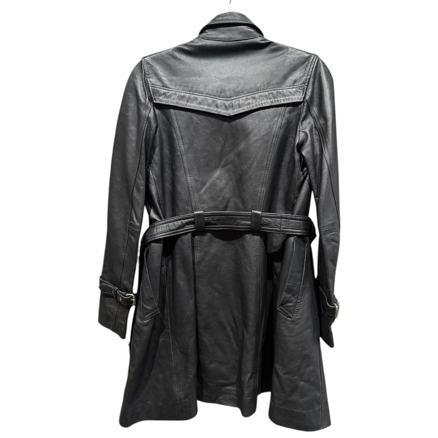 Otello Pelle Leather Jacket Black Vintage 38