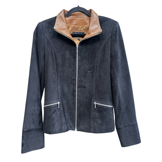 Lyn Leather Katie Suede Leather Jacket Size 6
