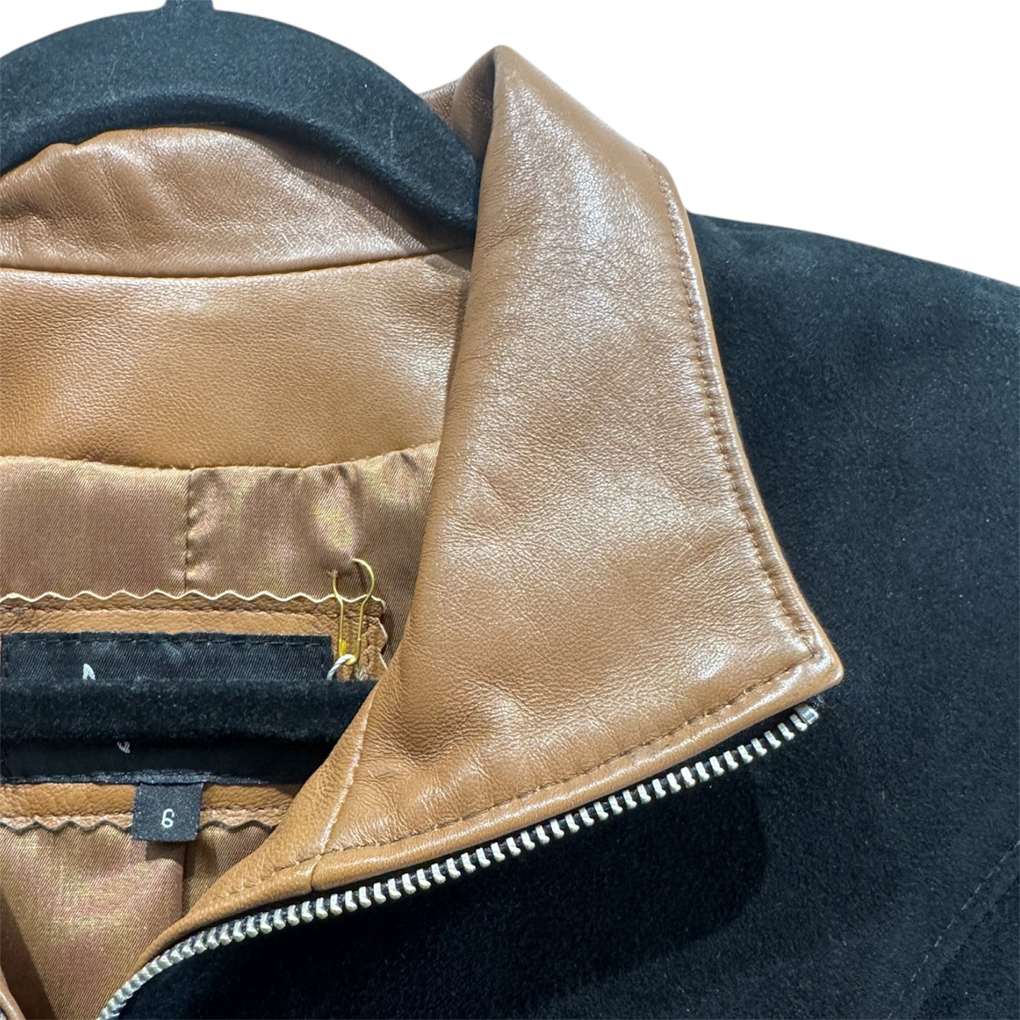 Lyn Leather Katie Suede Leather Jacket Size 6