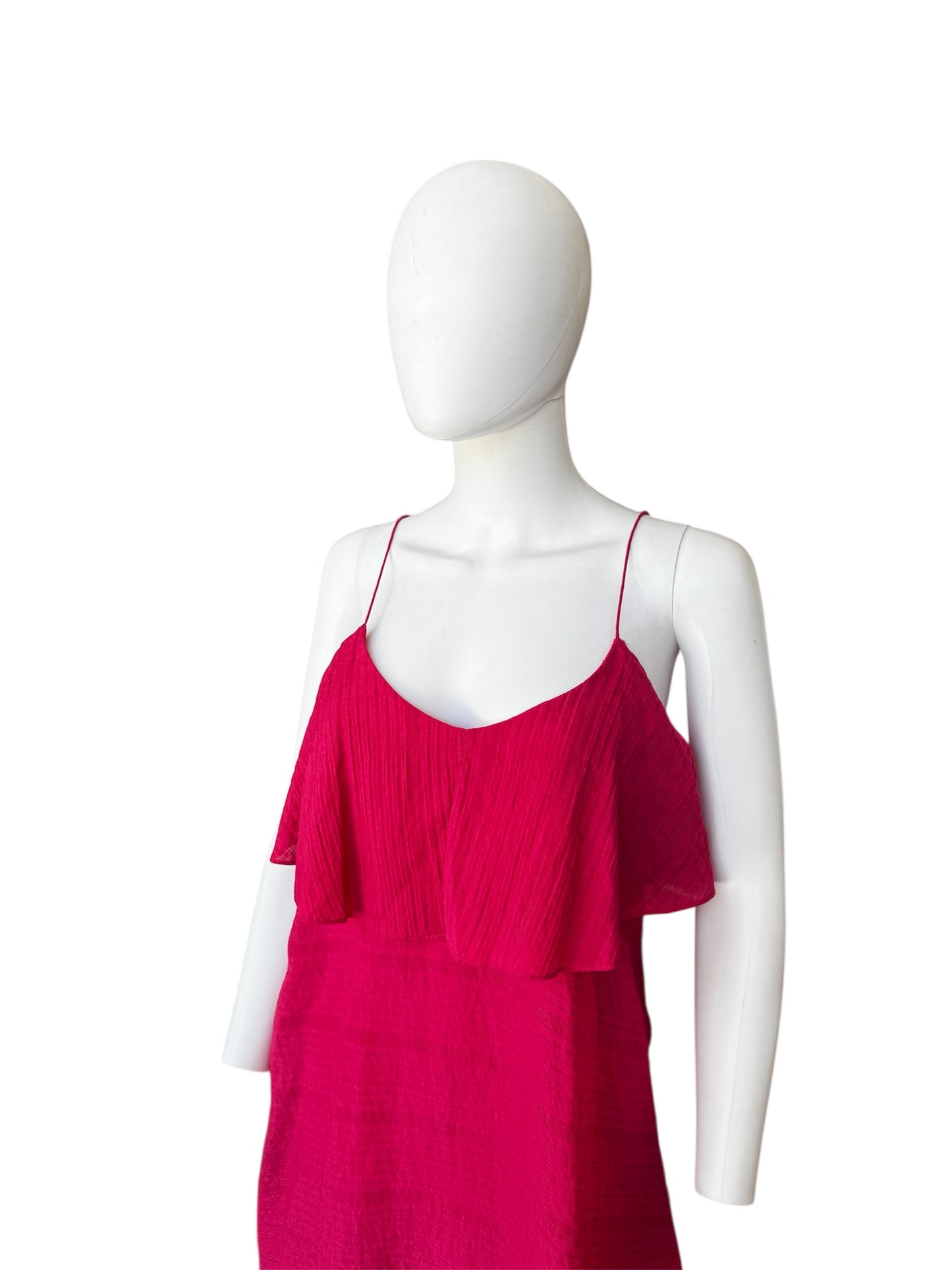 Club Monaco Pink Tiered Maxi Dress Size 6