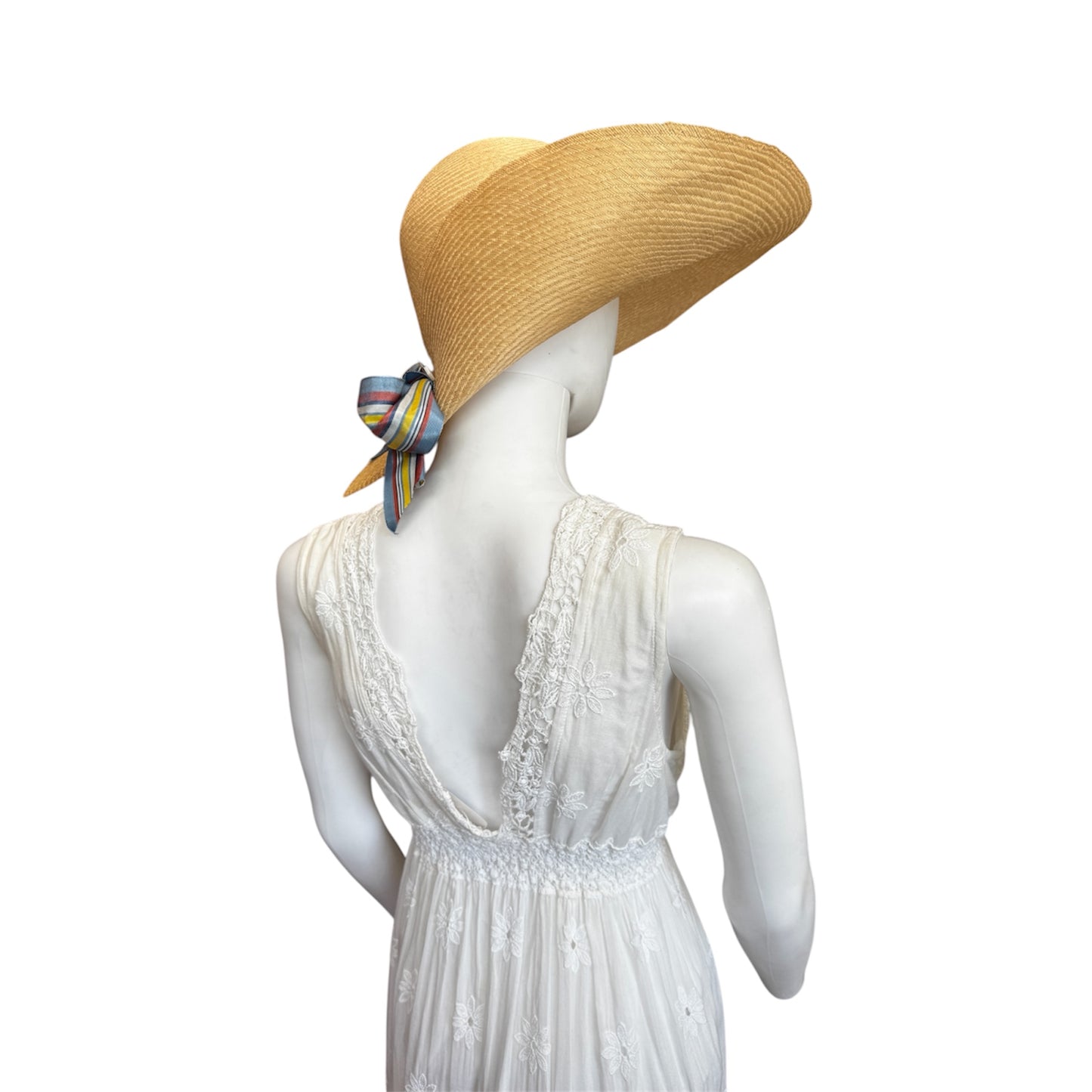 Temptation Positano Dress Made in Italy White size M