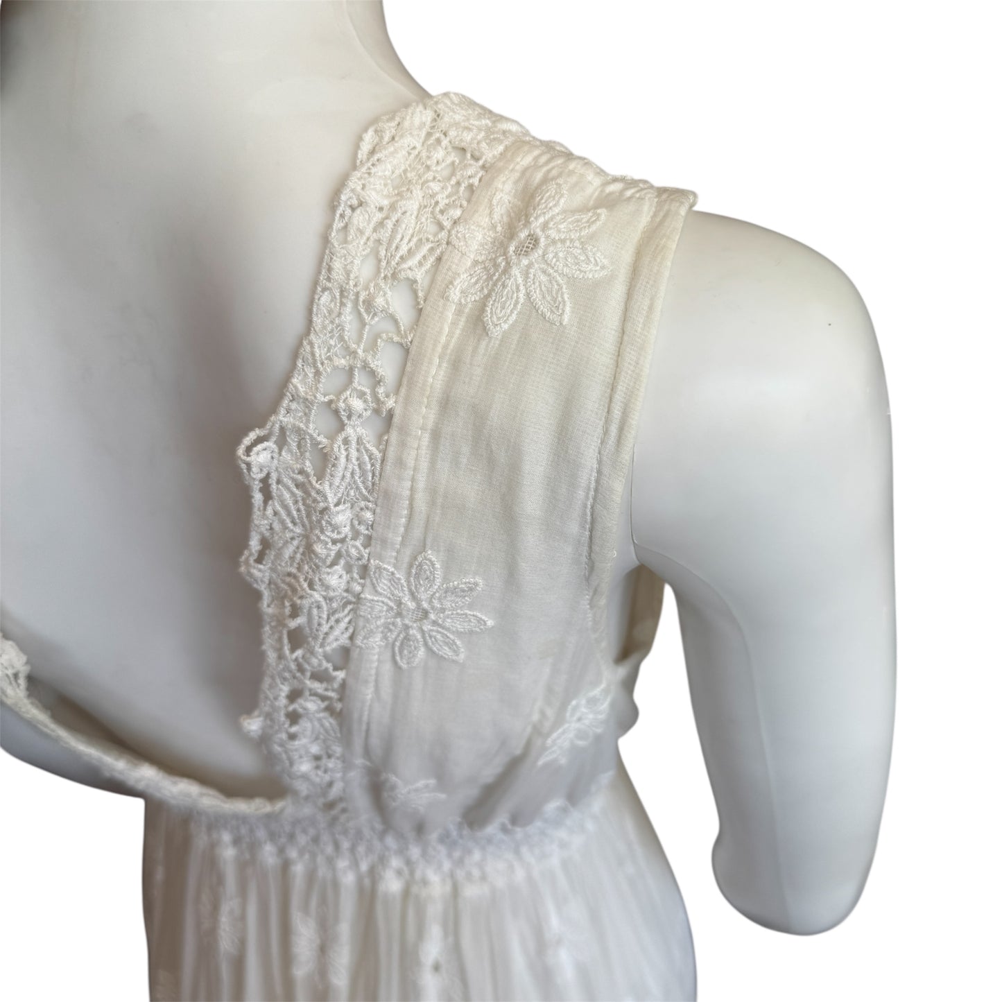 Temptation Positano Dress Made in Italy White size M