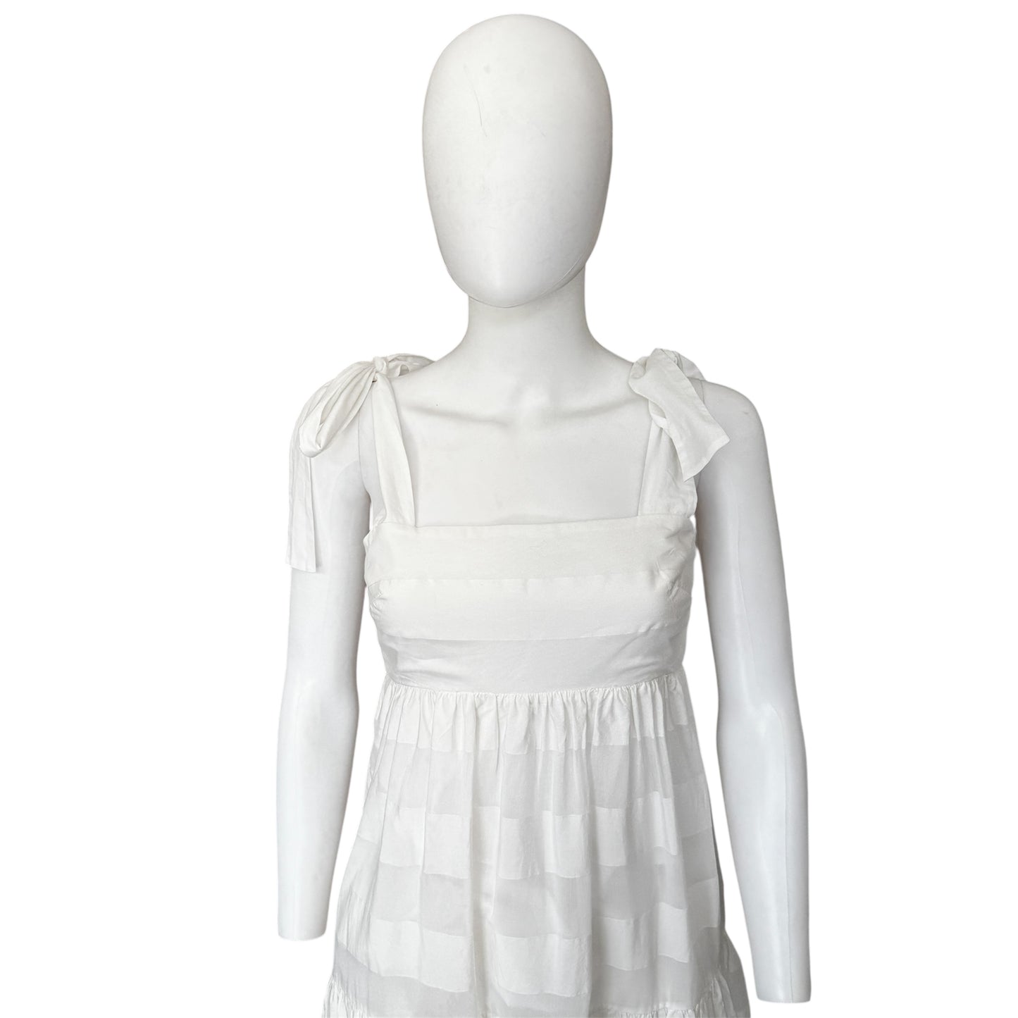 Zimmermann Rosa Stripped Picnic Dress Ivory Size 2
