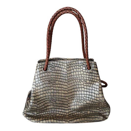 Tissa Fontenada Bucket Bag Small Reptile Handbag