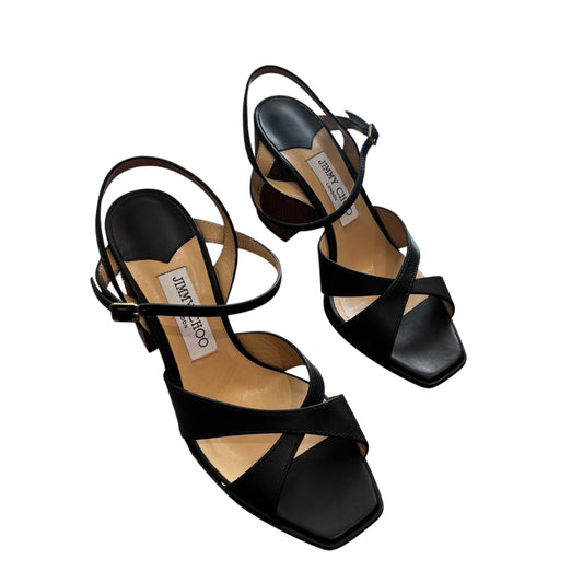 Jimmy Choo Joya 85 Black Women's Heels Size 38.5