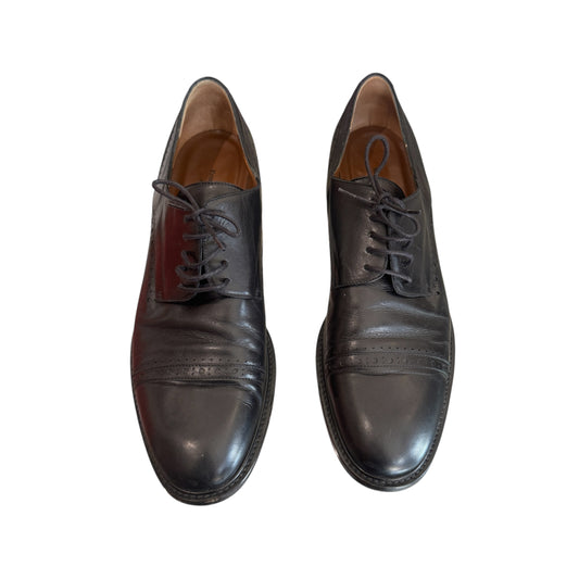 Emernegildo Zegna Black Oxford Shoes Size 41
