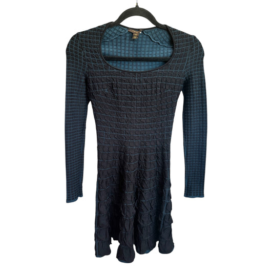 Louis Vuitton Navy Textured Stretch Dress Size XS