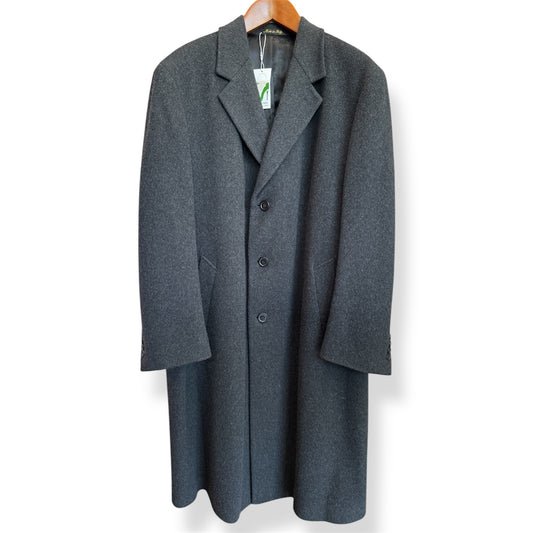 Moda Giovane Ing. Loro Piana Superfine Lambswool Coat in Grey