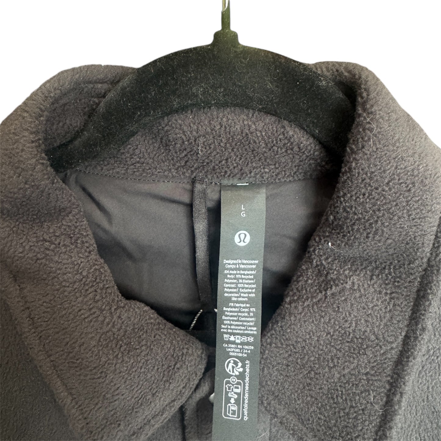 Lululemon Fleece Classic-Fit Men's Overshirt Large