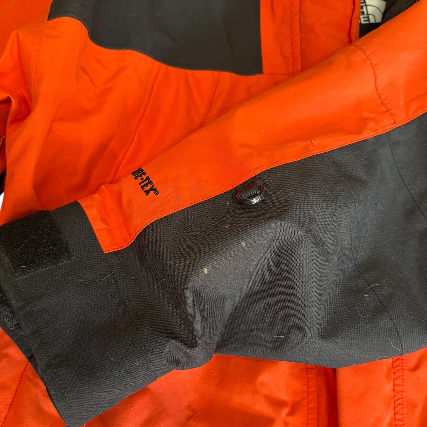 The North Face Mountain Guide Parka Orange and Black Medium Men's