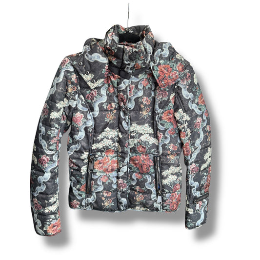 Authier Ski 'Big Roses' Puffer Jacket Size 40