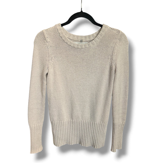 Brochu Walker Beige Knit Sweater Size Small