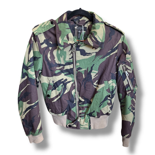 Rag & Bone Camo Bomber Jacket Size XXS