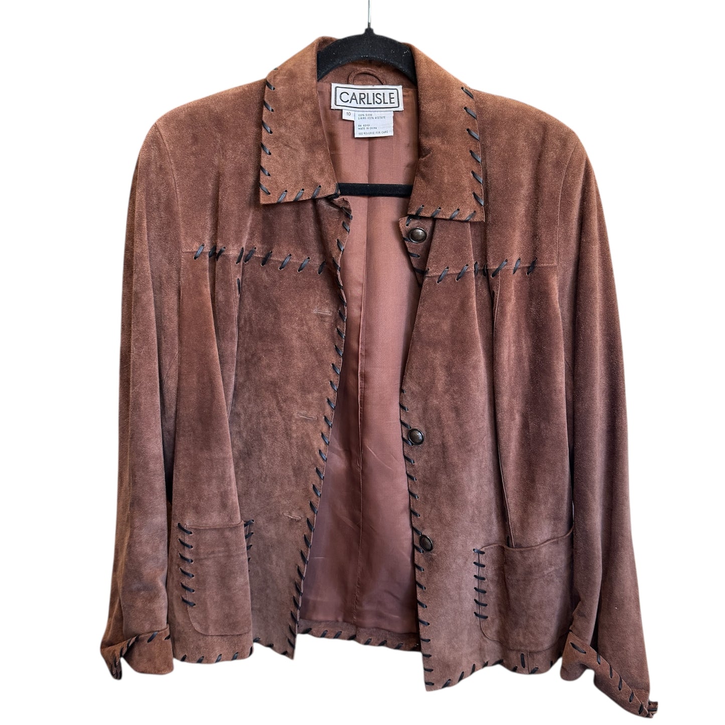 Carlisle Suede Western Jacket w/ Belt Size 10