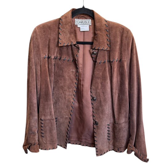 Carlisle Suede Western Jacket w/ Belt Size 10