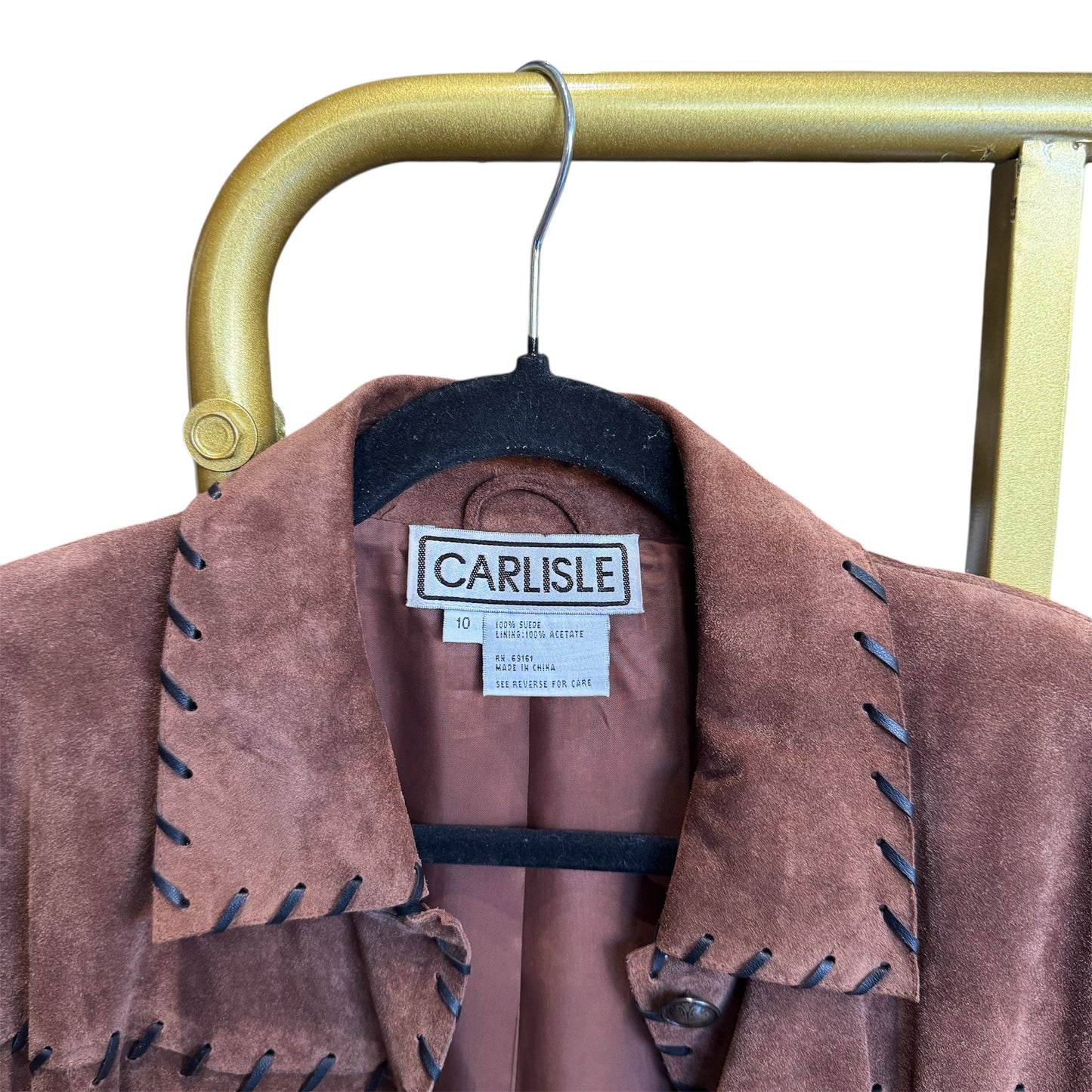 Carlisle Suede Western Jacket w/ Belt Size 10