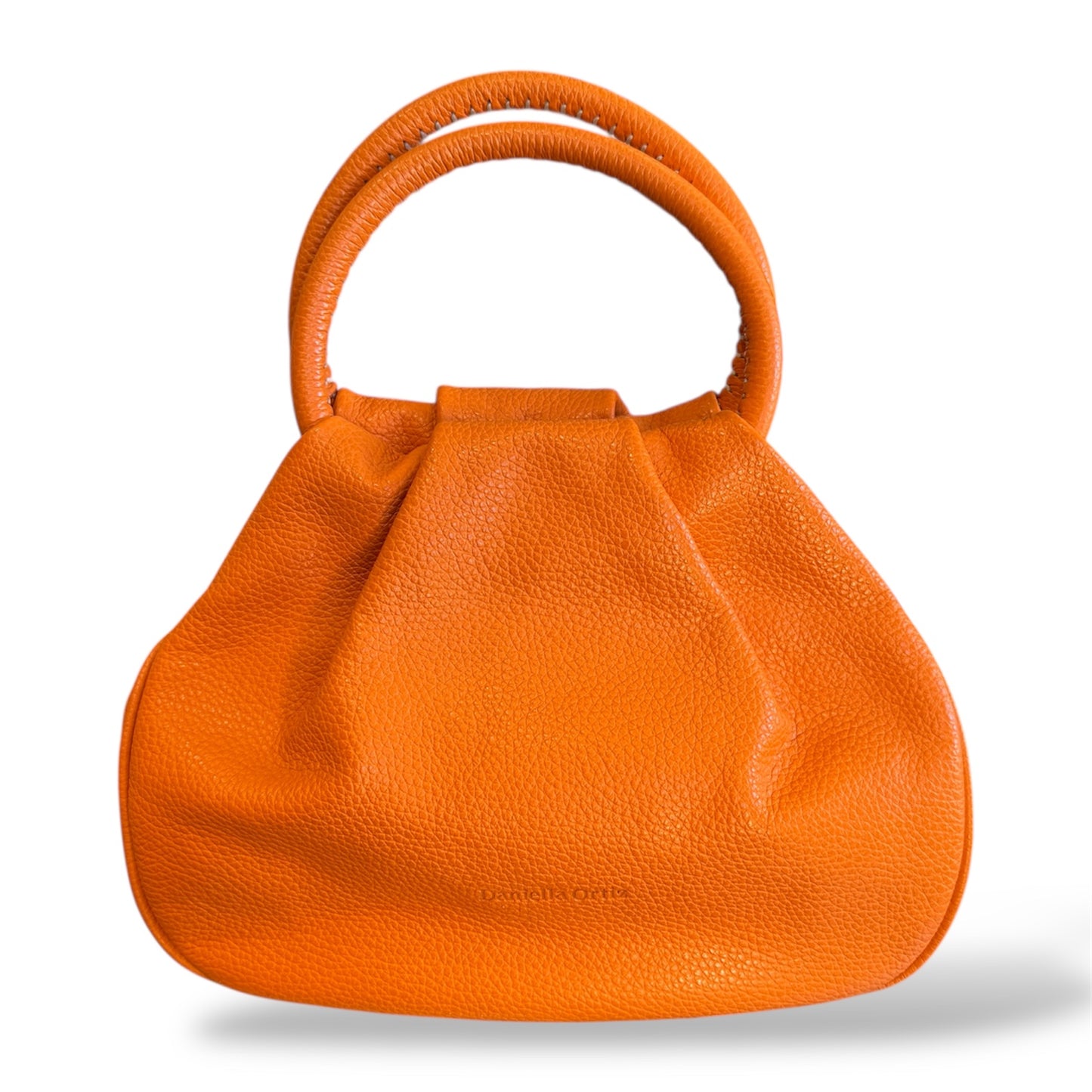 Daniella Ortiz Orange Leather GIGI Bag
