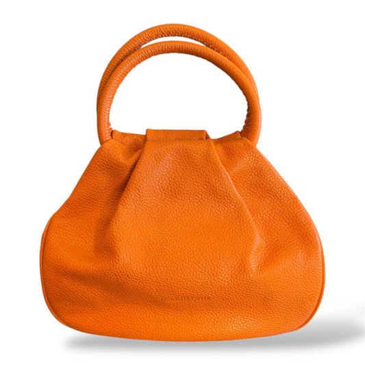 Daniella Ortiz Orange Leather GIGI Bag
