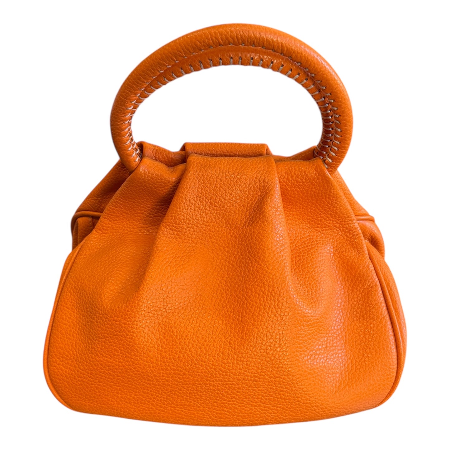 Daniella Ortiz Orange Leather GIGI Bag
