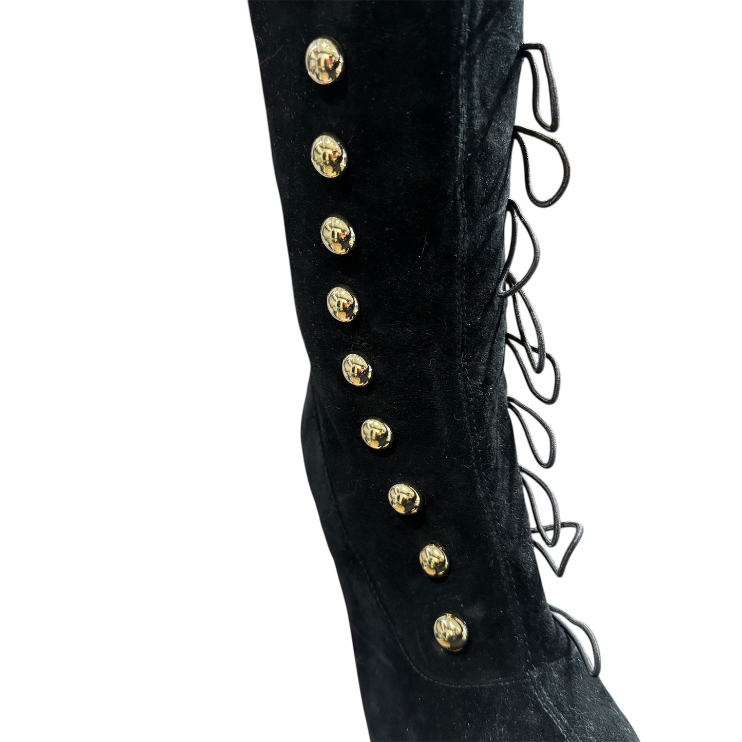 Christian Louboutin Supra Fifre 120 Suede Boots Size 38