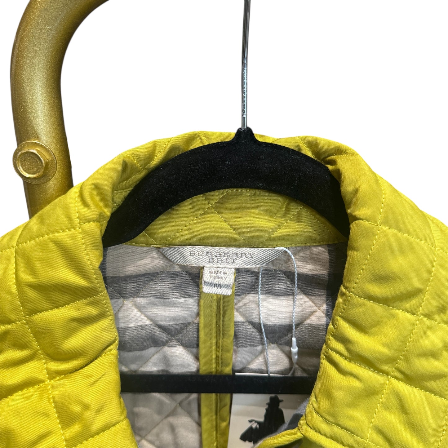 Burberry Diamond Quilted Jacket Size Medium