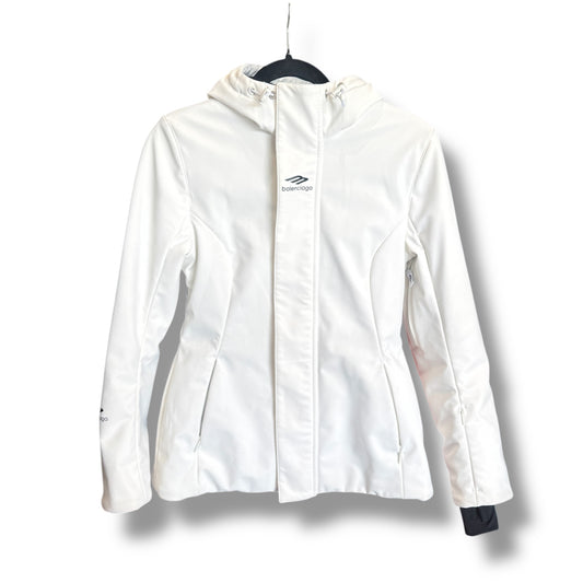 Balenciaga 3B Sports Icon Ski Hourglass Parka White Size 38