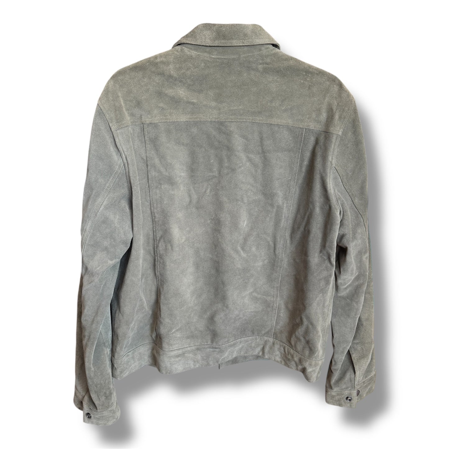 Frame Suede Trucker Army Green Size M Men's