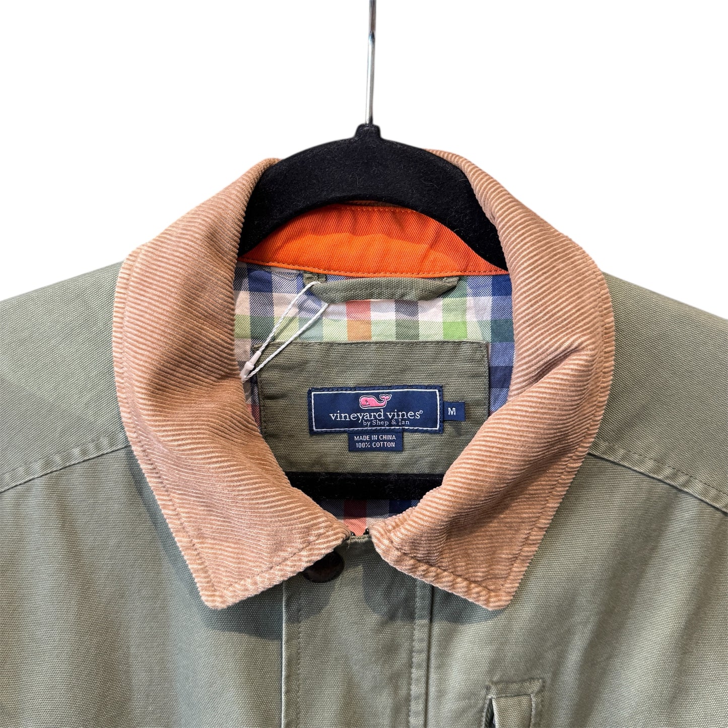 Vineyard Vines Olive Green Boatyard Canvas Jacket  Medium Men's