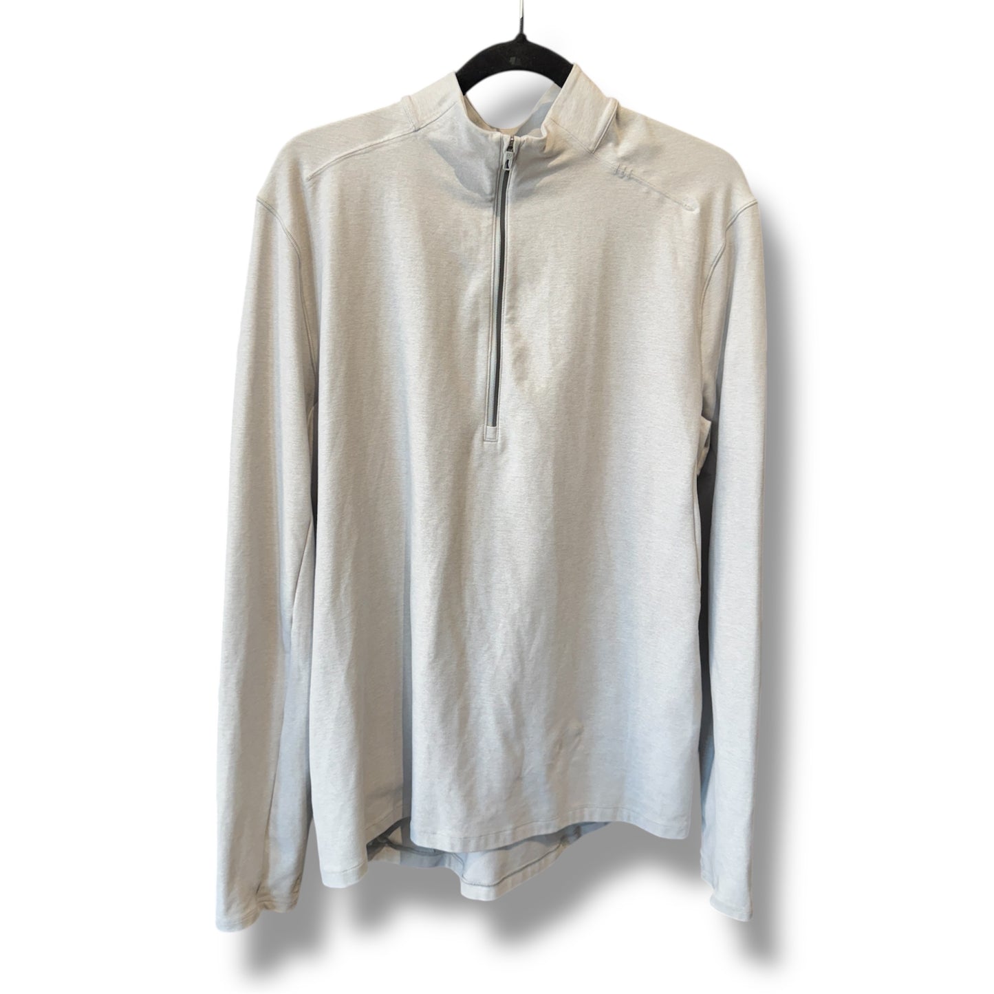 Lululemon Soft Jersey Half Zip Heather Silver Size L Men's