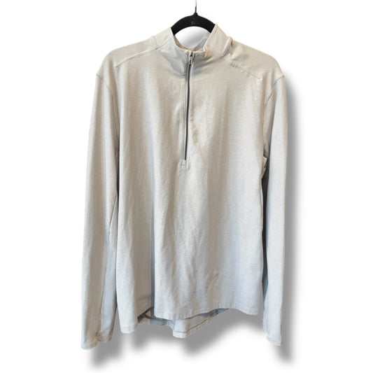 Lululemon Soft Jersey Half Zip Heather Silver Size L Men's