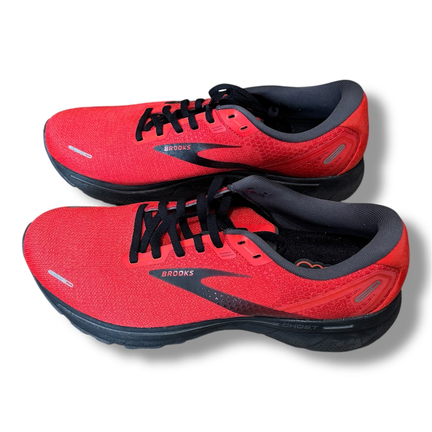 Brooks Ghost 14 Red/Black Size 11 Men's Running Shoes