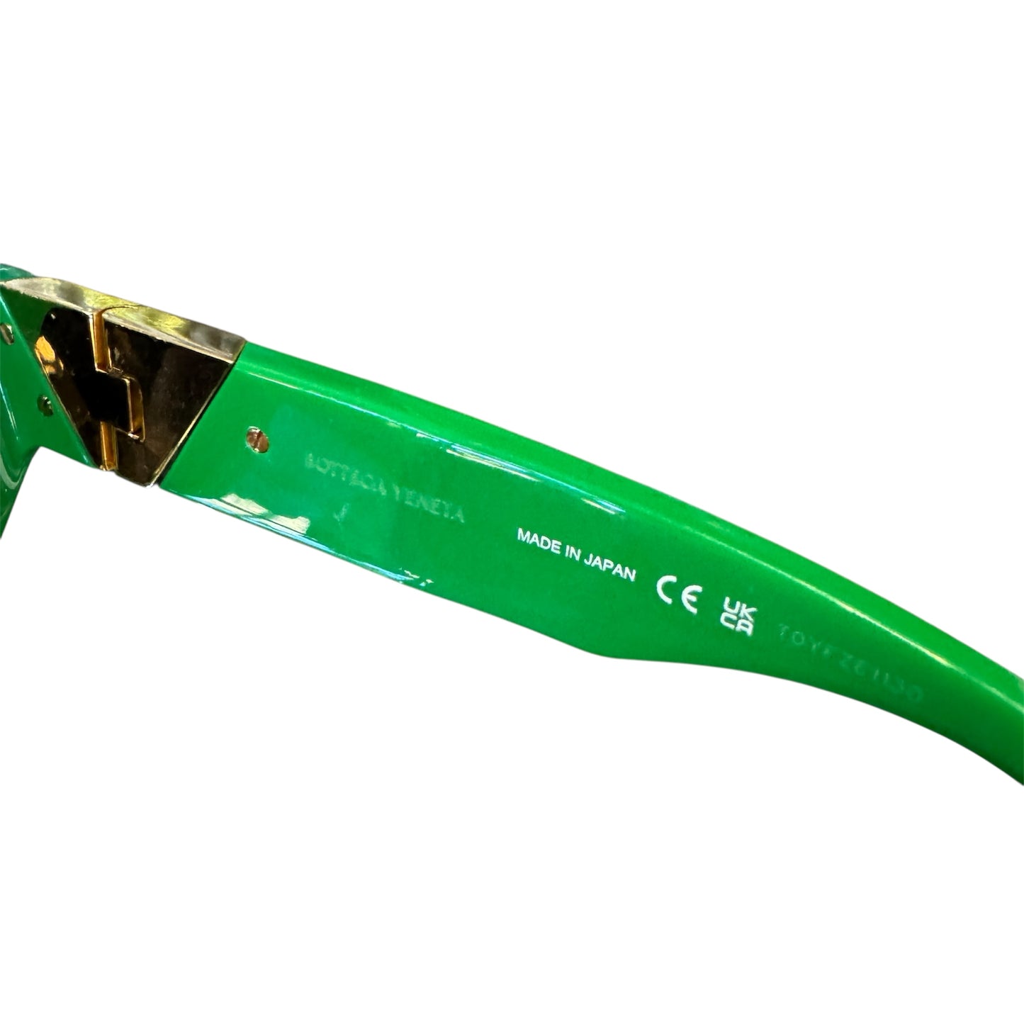 Bottega Veneta Green Triangle 52MM Cat Eye Sunglasses