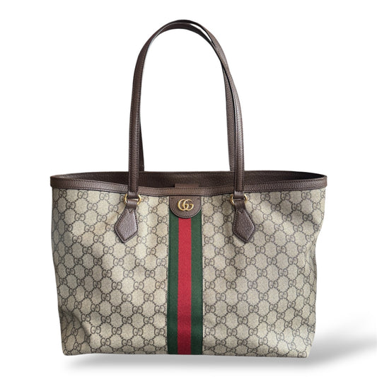 Gucci Ophidia Supreme GG Monogram Brown Tote